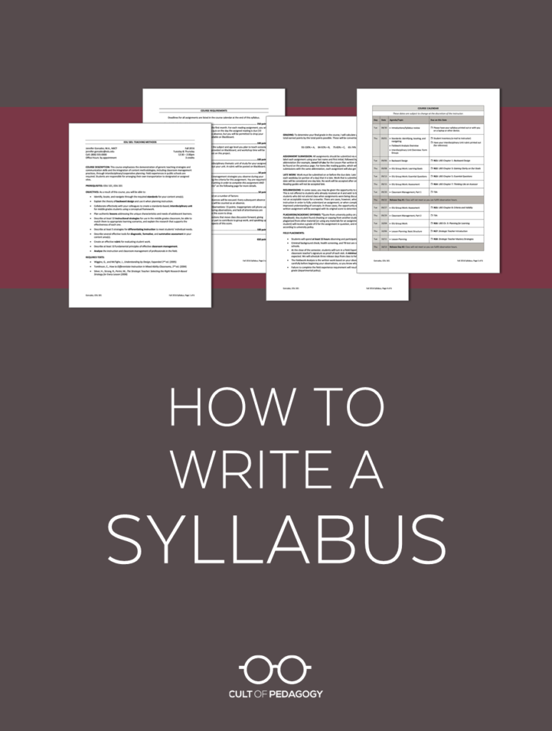 creative writing course syllabus high school