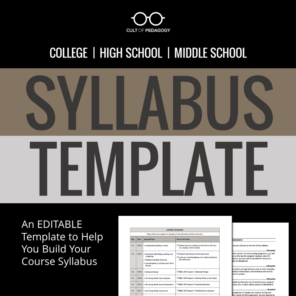 How To Write A Syllabus 2022 