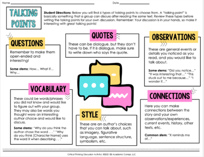 Authentic Group Discussions with the Real Talk Strategy | Cult of Pedagogy